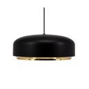 Must LED rippvalgusti metallvarjundiga ø 40 cm Hazel medium - UMAGE