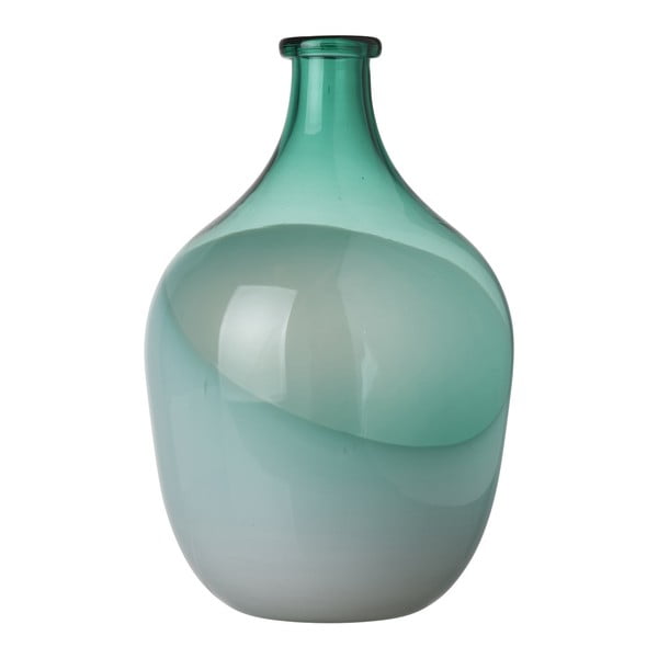 Zelená váza Athezza Bicolour, výška 38 cm