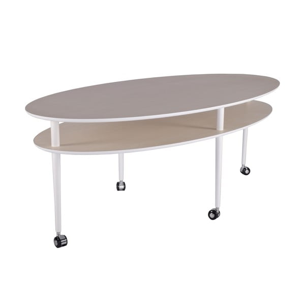 Konferenční stolek na kolečkách RGE Casper, šířka 140 cm
