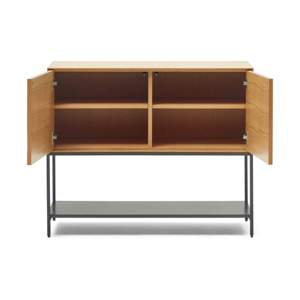 Tammedekooriga madal kummut  97,5x80 cm Vedrana - Kave Home-image-2