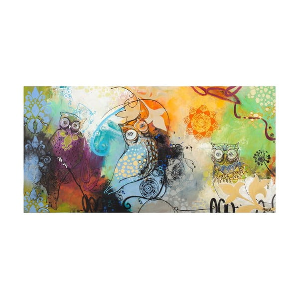 Freja Owl Multicolor, 140x70 cm