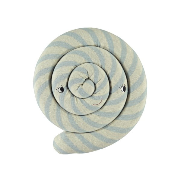 Modrý dětský polštář z organické bavlny OYOY Lollipop, ⌀ 30 cm