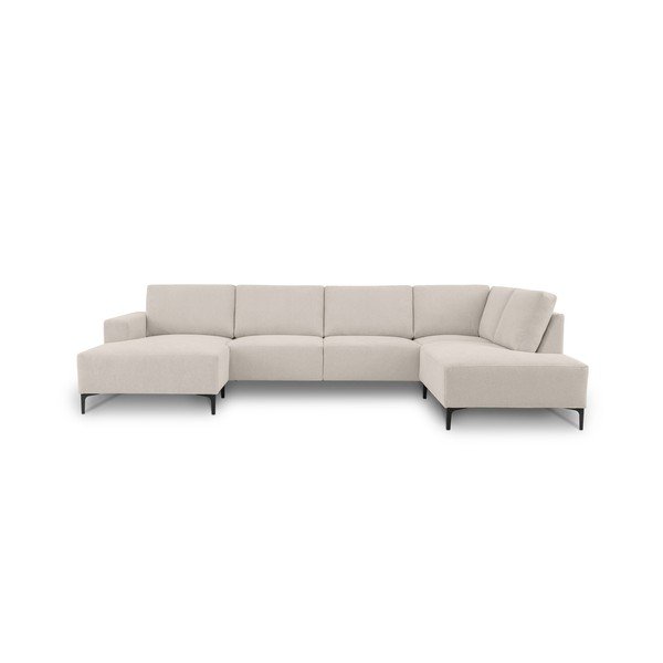 Beež šenillist nurgadiivan (parem nurk/U-kujuline) Fabian - Scandic