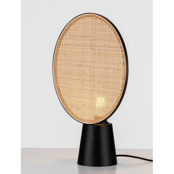 Matt must/naturaalsest metallist laualamp (kõrgus 48,5 cm) Tierra - Nova Luce-image-1