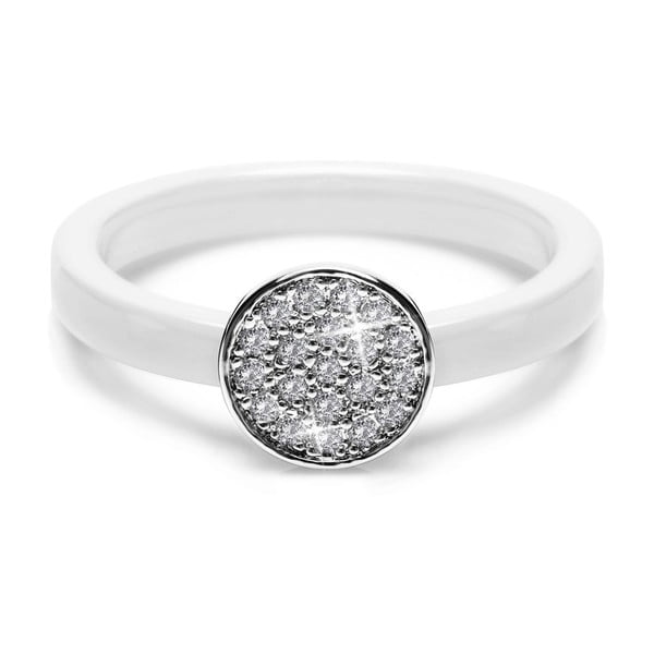 Prsten s krystaly Swarovski® GemSeller Valentine, velikost 54