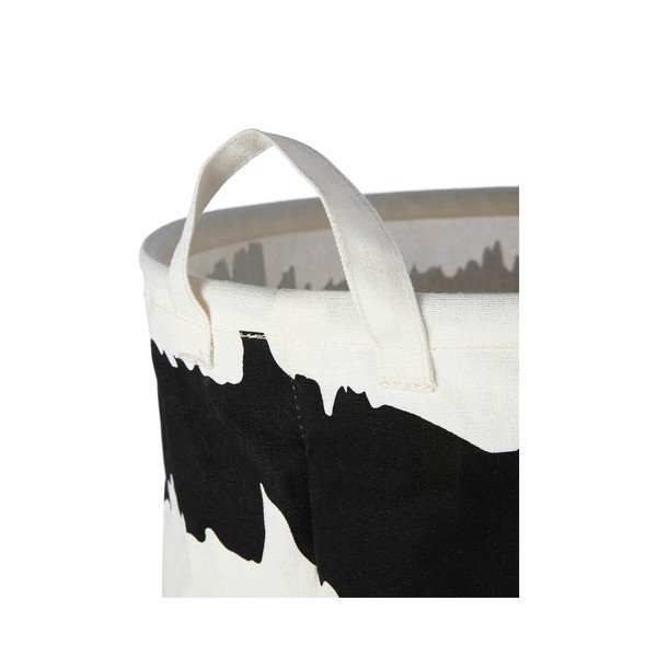Mustvalge riidest pesukorv Harga - Premier Housewares-image-3