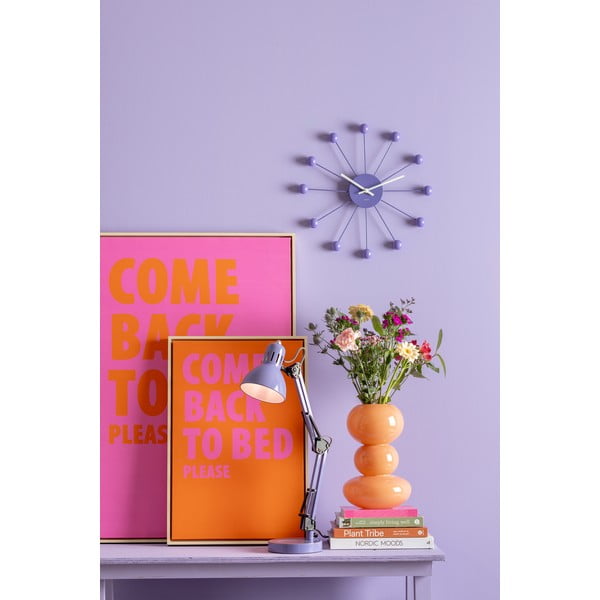 Lilla metallist varjuga laualamp (kõrgus 52 cm) Funky Hobby - Leitmotiv-image-1