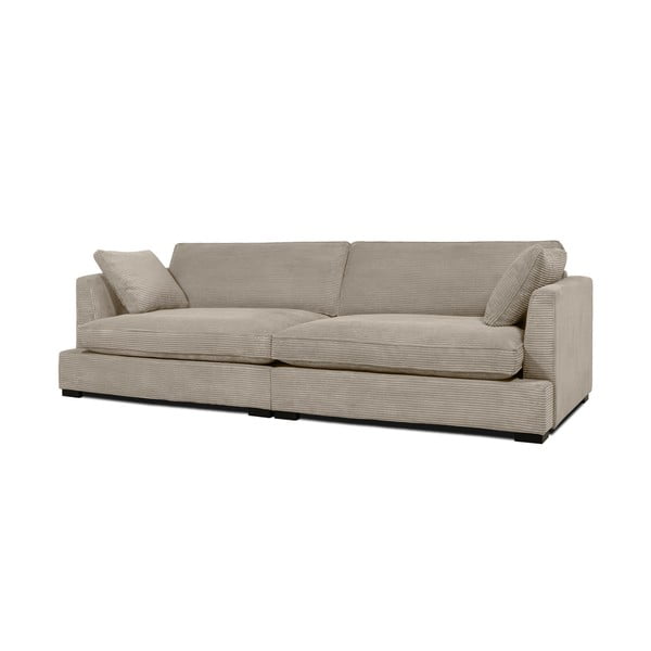 Beež velvetist diivan 266 cm Mobby - Scandic-image-2