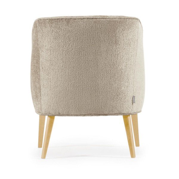 Beež tugitool Bobly - Kave Home-image-4