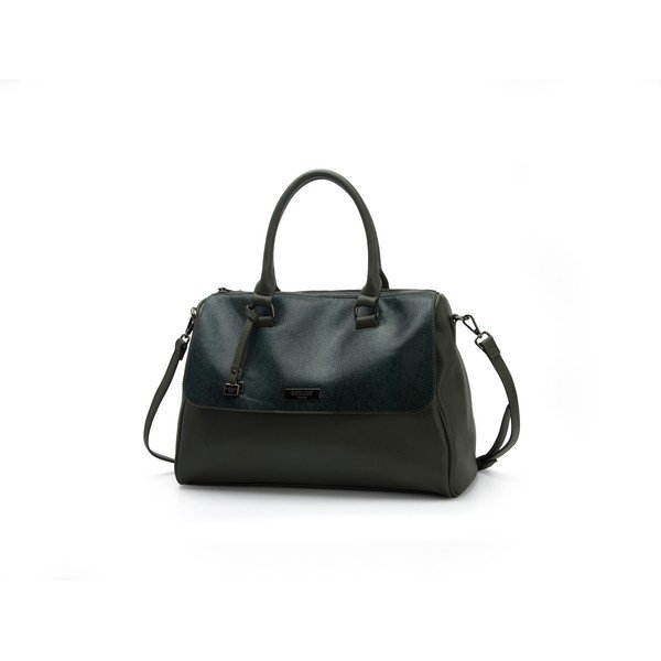 Tmavě zelená kabelka z koženky Infinitif Begonia-image-3