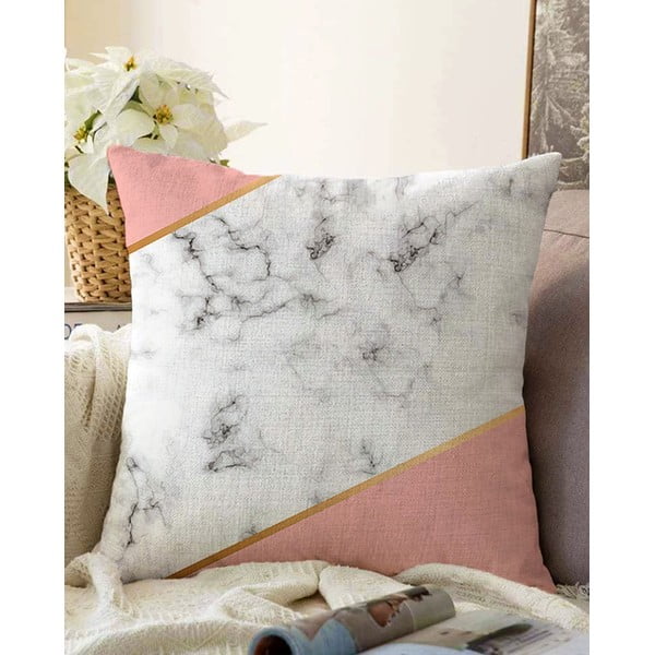 Puuvillasegust padjapüür Girly Marble, 55 x 55 cm - Minimalist Cushion Covers