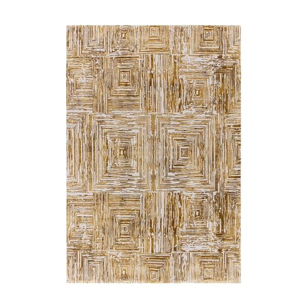 Kuldne vaip 120x170 cm Kuza Lines Gold – Asiatic Carpets