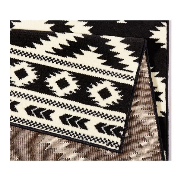 Must-valge Ethno jooksja, 80 x 200 cm Gloria - Hanse Home-image-2