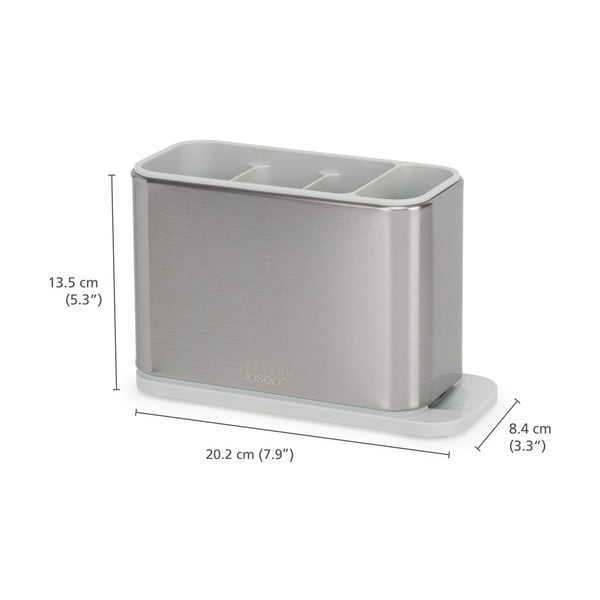 Hõbedast metallist söögiriistade hoidik Surface - Joseph Joseph-image-4
