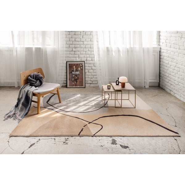Beež vaip 80x150 cm Abstracta - Bonami Selection-image-1