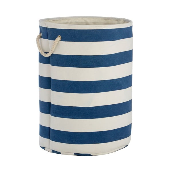 Modro-bílý koš na prádlo Premier Housewares Nautical, 69 l
