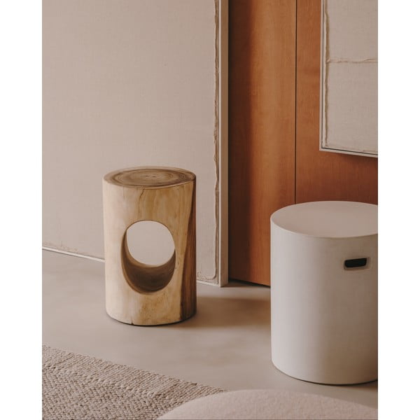 Betoonist ümmargune aia jalapink  ø 37 cm Aiguablava – Kave Home-image-2