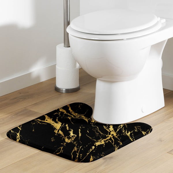 Must-kuldne vannitoamatt 45x45 cm Aquamarbre - douceur d'intérieur-image-1