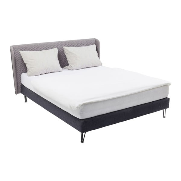 Dřevěná postel Kare Design Bed Dover Quilted, 140 x 200 cm