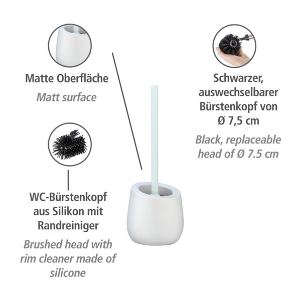 Valge keraamiline WC-hari Badi - Wenko-image-3