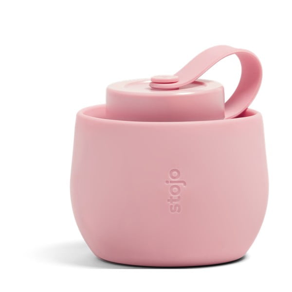 Roosa kokkupandav pudel Pudel Carnation, 590 ml Tribeca - Stojo-image-1