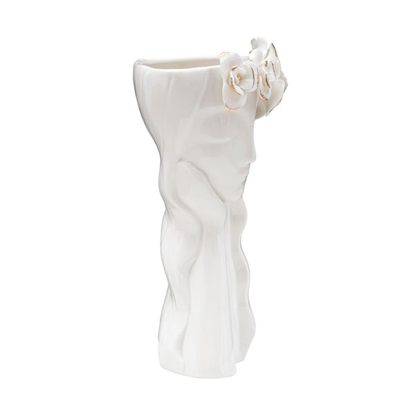 Valge portselanist vaas Armas naine - Mauro Ferretti-image-2