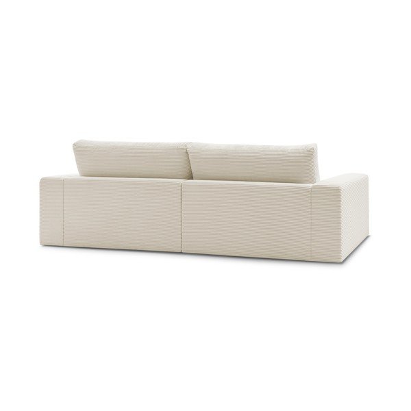 Beež kordvelvetist diivan 274 cm Leonard - Bobochic Paris-image-4