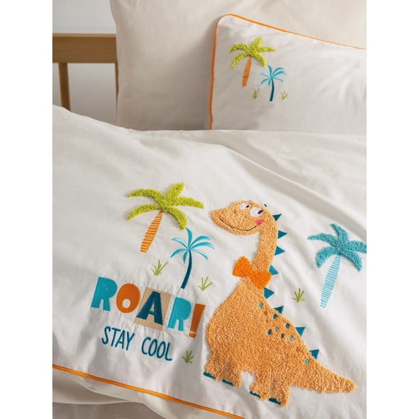 Beež puuvillane 4-osaline laste voodipesu 100x150 cm Kiddo - Mijolnir-image-2