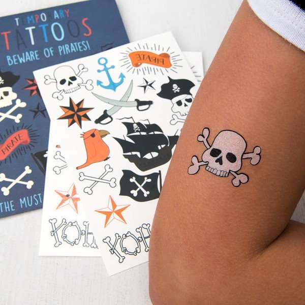 Laste tatoveeringud Beware of the Pirates – Rex London-image-1