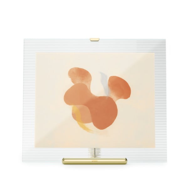 Kuldne klaasist seisev raam 26x30,5 cm Flute - Umbra-image-2