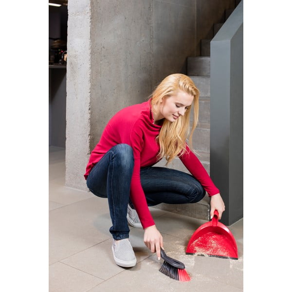 Punane luud ja tolmulapp - Vileda-image-1