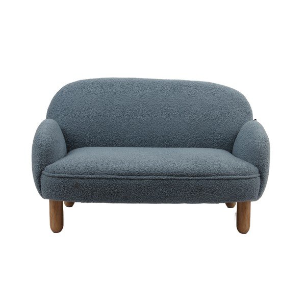 Beež bukleekangast laste diivan 89 cm Rocky - Vipack