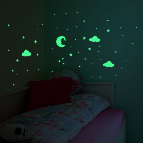 Kuu ja pilved seinakleebised - Ambiance-image-3
