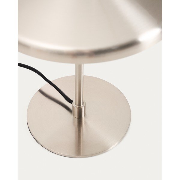 Hõbedane laualamp metallist varjuga (kõrgus 32,5 cm) Nuvira - Kave Home-image-4