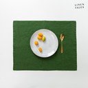 Linane lauamatt 35x45 cm True Green - Linen Tales