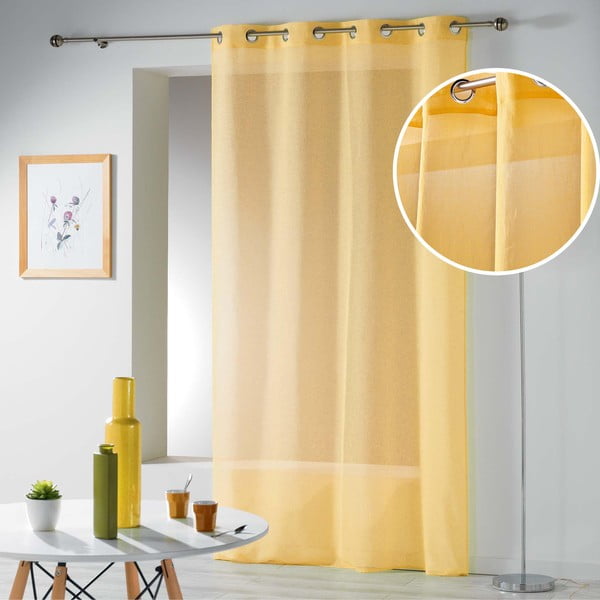 Kollane kardin 140x280 cm Telma - douceur d'intérieur-image-4