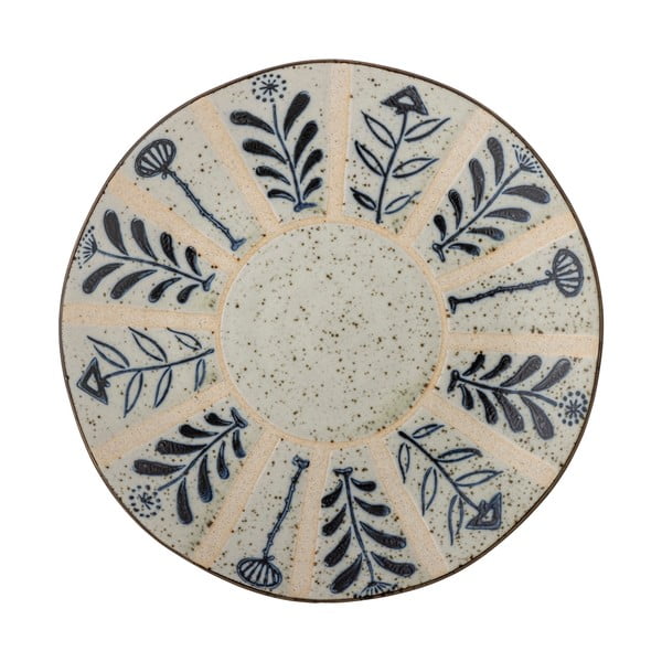 Helesinine-kreem kivikeraamikast taldrik ø 21 cm Leonie - Bloomingville-image-4