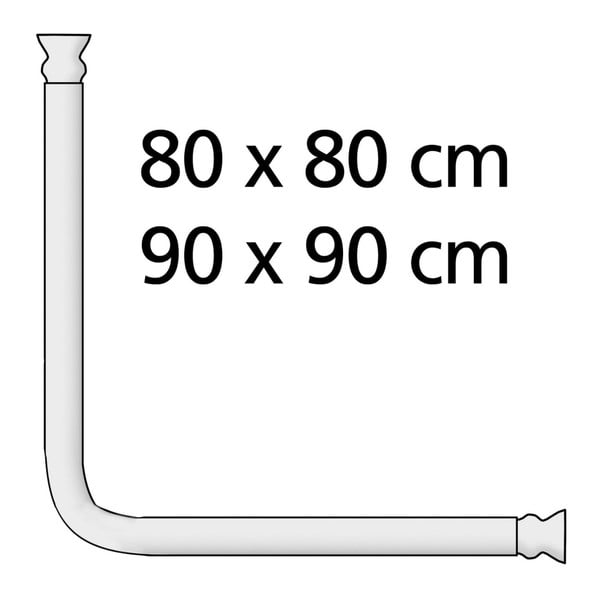 Valge universaalne nurgavarda dušikardinale , ø 2,5 cm - Wenko-image-2
