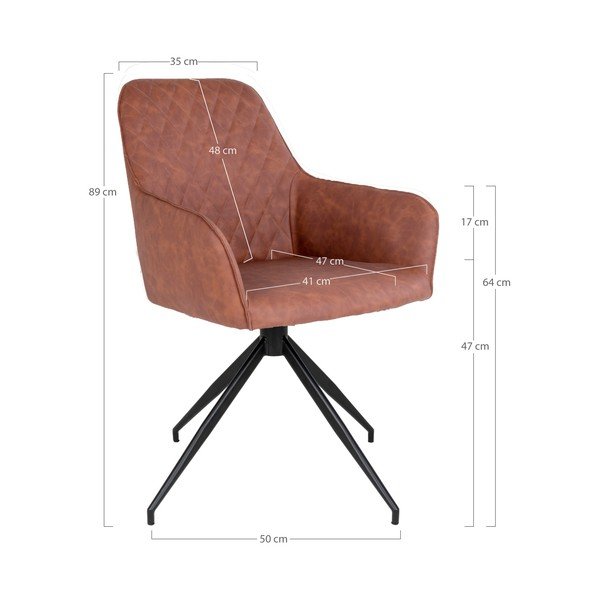 Helepruun söögitool Harbo - House Nordic-image-4