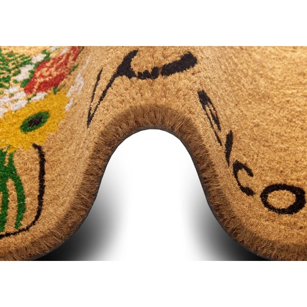 Kookosmatt 75x45 cm Hello & Flowers - Hanse Home-image-2