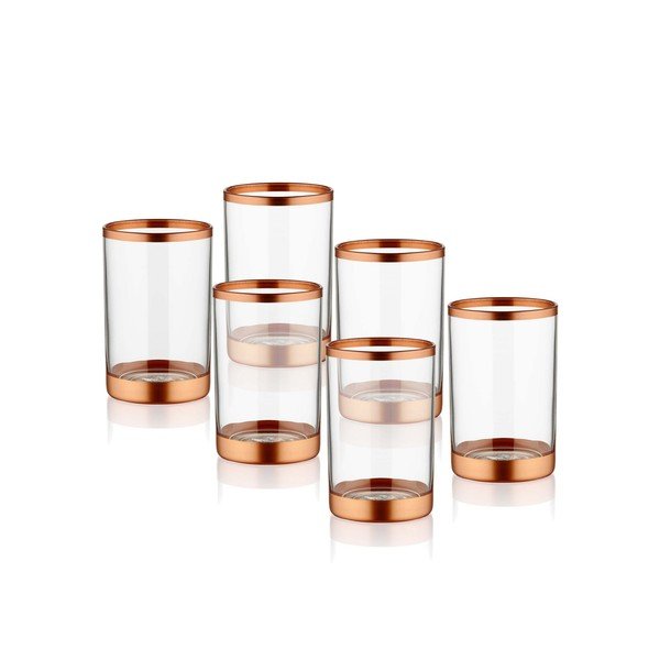 6 klaasi komplekt Pronks, 100 ml Glam - Mia-image-1