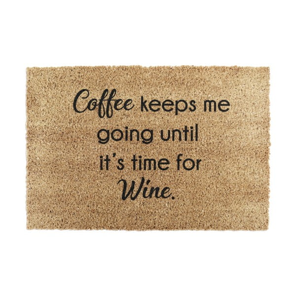 Kookoskiududest matt  40x60cm Coffee Keeps Me Going - Artsy Doormats