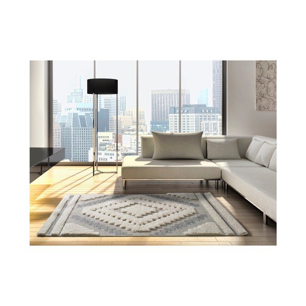 Valge ja hall vaip Cheroky Blanco, 155 x 230 cm - Universal-image-1