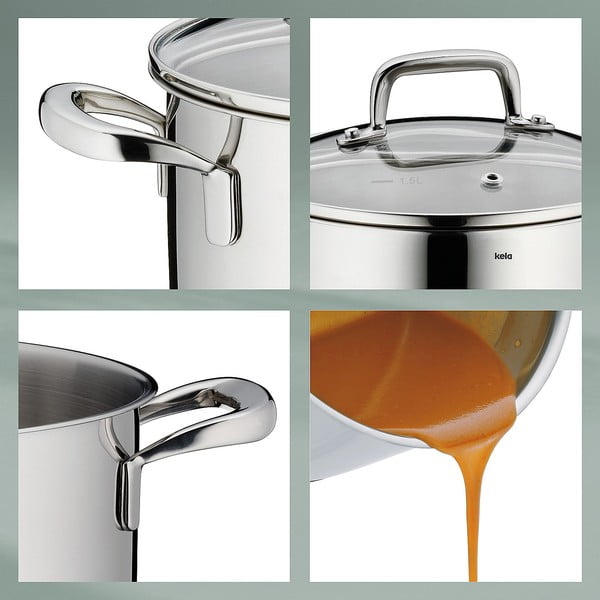 Roostevabast terasest kaanega pott, ø 20 cm Flavoria - Kela-image-3