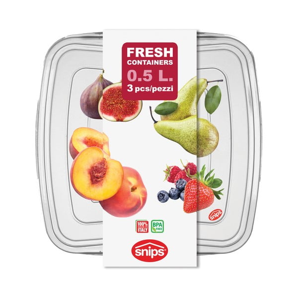 Komplekt 3 Classic toidukarpi, 0,5 l - Snips-image-4