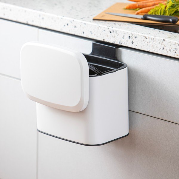 Valge komposteeritav jäätmekonteiner 4 l Essentials - Ladelle-image-2