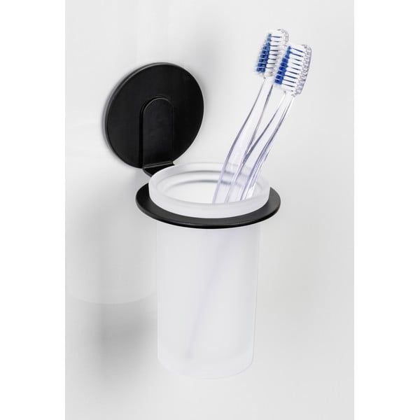 Matt must isekinnituv klaasist tass hambaharjadele Bivio - Wenko-image-1