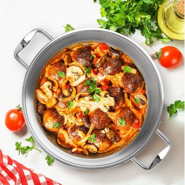 Roostevabast terasest kastrul koos kaanega 4,3 l Venice - Orion-image-1