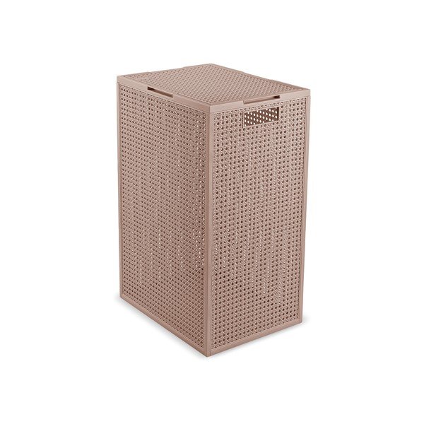 Vana roosa pesukorv taaskasutatud plastist 60 l Kaya - Curver