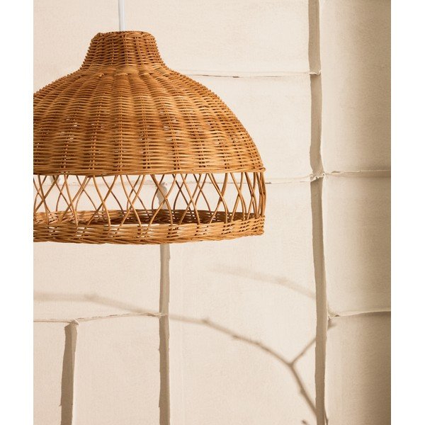Rotangist lambivarju naturaalses värvitoonis ø 40 cm Loura - Kave Home-image-2
